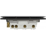 Schneider Electric Unica X NUX33_1N_JB 16AX 三位單控開關掣連LED指示燈 (曜石黑)