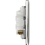 Schneider Electric Unica X NUX33_2N_SS 16AX 三位雙控開關掣連LED指示燈 (炫星銀)