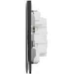 Schneider Electric Unica X NUX33_2N_DG 16AX 三位雙控開關掣連LED指示燈 (石墨灰)