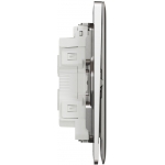 Schneider Electric Unica X NUX34_1N_SS 16AX 四位單控開關掣連LED指示燈 (炫星銀)