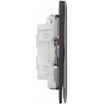 Schneider Electric Unica X NUX34_2N_DG 16AX 四位雙控開關掣連LED指示燈 (石墨灰)