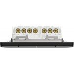 Schneider Electric Unica X NUX34_2N_JB 16AX 四位雙控開關掣連LED指示燈 (曜石黑)