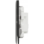 Schneider Electric Unica X NUX31_BP_JB 10A 單位門鐘圖案按手掣 (曜石黑)