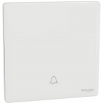 Schneider Electric 施耐德電氣 NUX31_BP_PW Unica X 10A 單位門鐘圖案按手掣 (皎月白)