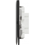 Schneider Electric Unica X NUX31_IM_JB 16AX 單位十字開關掣 (曜石黑)