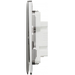 Schneider Electric Unica X NUX32_IM_SS 16AX 兩位十字開關掣 (炫星銀)