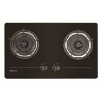 Rasonic 樂信 RG-233GB-TG 75厘米 嵌入式雙頭煤氣煮食爐 (彈性開孔設計 + 兩邊雙環爐頭獨立細芯火)