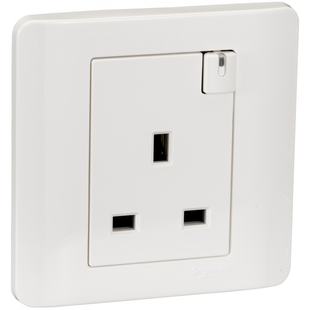 Schneider Electric ZENcelo E8415N_WE_G11 13A 單位保護門有掣插座 (凝白)