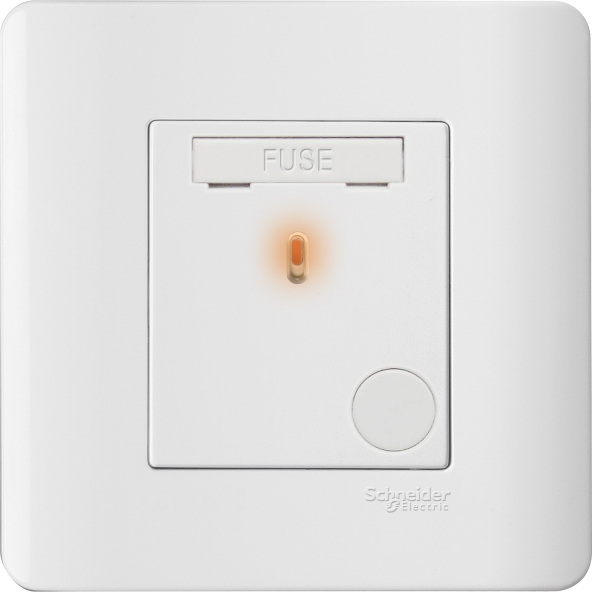 Schneider Electric Zencelo 13A 單位保險菲士蘇連指示燈 (凝白色)