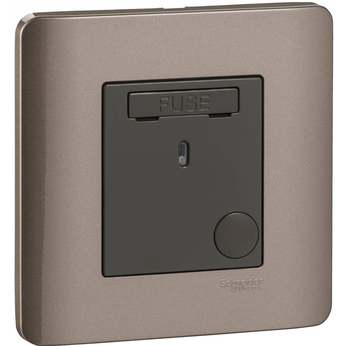 Schneider Electric Zencelo 13A 單位保險菲士蘇連指示燈 (銀銅色)