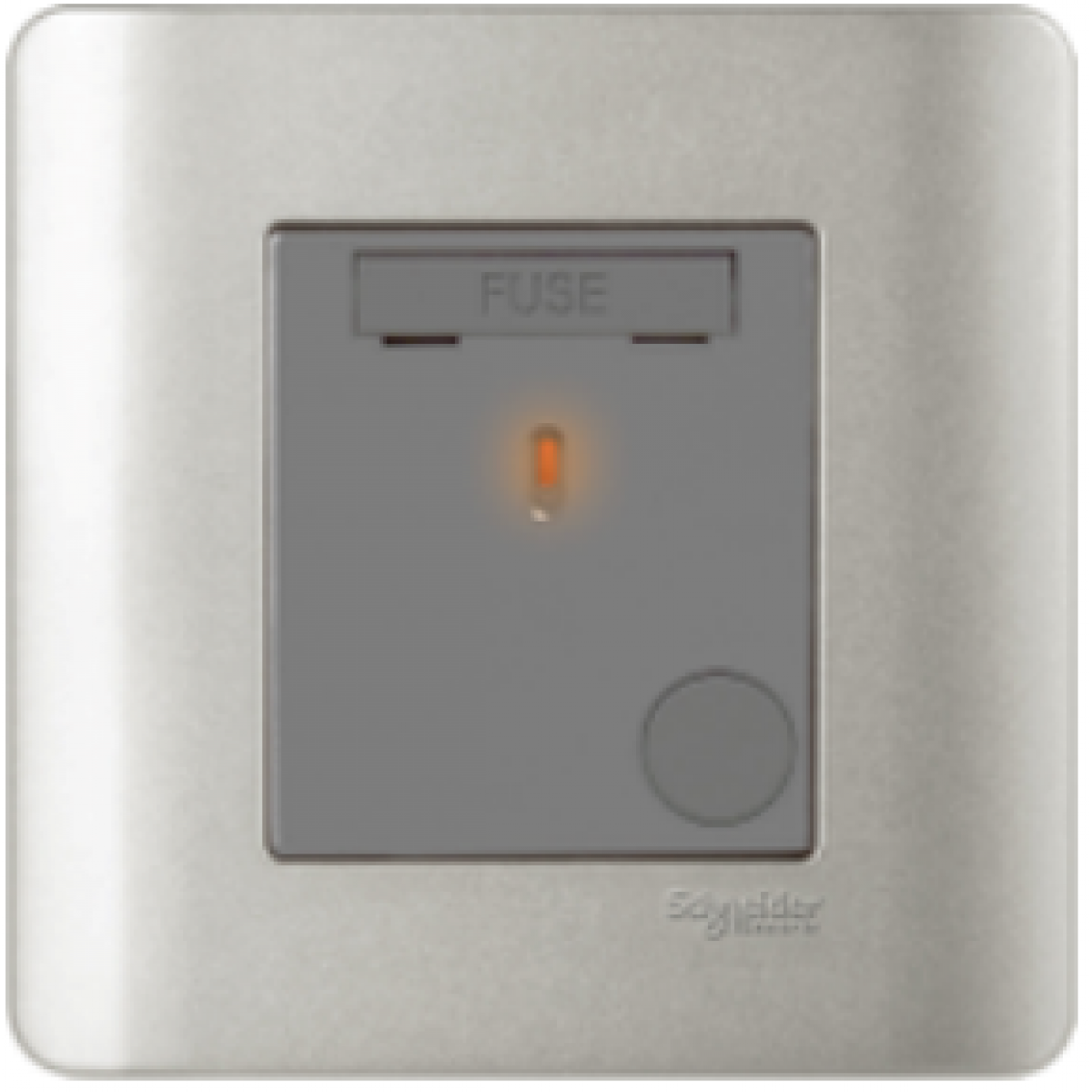 Schneider Electric Zencelo 13A 單位保險菲士蘇連指示燈 (銀灰色)