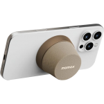 Momax 1-Vibe Go BS6GSL2 磁吸無線音箱套裝 (砂岩色): IPX6防水、TWS立體聲、86g輕巧