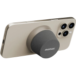 Momax 1-Vibe Go BS6HKL 磁吸無線音箱 (鈦色): IPX6防水、TWS立體聲、86g輕巧