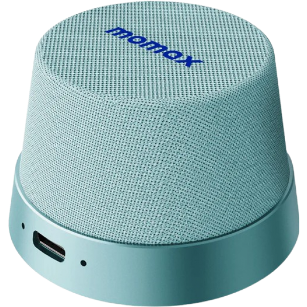 Momax 1-Vibe Go BS6HKB 磁吸無線音箱 (藍色): IPX6防水、TWS立體聲、86g輕巧