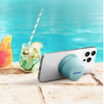 Momax 1-Vibe Go BS6HKB 磁吸無線音箱 (藍色): IPX6防水、TWS立體聲、86g輕巧