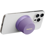 Momax 1-Vibe Go BS6HKU 磁吸無線音箱 (紫色): IPX6防水、TWS立體聲、86g輕巧