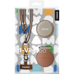 Momax 1-Vibe Go BS6GSL2 磁吸無線音箱套裝 (砂岩色): IPX6防水、TWS立體聲、86g輕巧