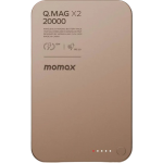 Momax IP133L2 Q.MAG X2 20000mAh 超薄磁吸流動電源 第二代 (砂岩色) (已獲CCC認證)