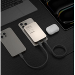 Momax Q.MAG X2 IP133L2 20000mAh 超薄磁吸流動電源 第二代（砂岩色）：35W PD快充、15W無線充電、金屬+玻璃設計