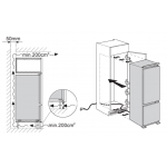 WHIRLPOOL WHC18T311HK 249L 嵌入式雙門雪櫃 (1級)