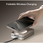 Momax UD36L 1-Charge Q.Port 折疊Qi2三合一磁吸無線充電支架
