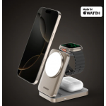 Momax UD36L 1-Charge Q.Port 折疊Qi2三合一磁吸無線充電支架