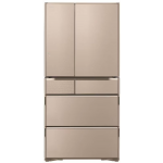 Hitachi 日立 R-WXC740WH 570公升 6門IoT智能變頻環保雪櫃 (晶鑽香檳金) (包拆箱埋位)