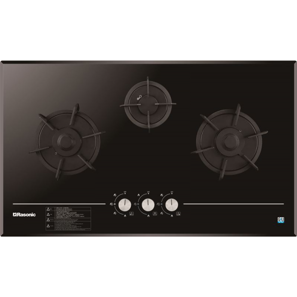 Rasonic 樂信 RG-H361-LPG 三頭嵌入式石油氣煮食爐 - 1級能效、專利蓮芯火
