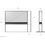 LG Signature OLED T OLED77T4PCA 77吋透明真無線4K智能電視 | Zero Connect技術 | α11 AI處理器