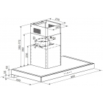 ATHENS 金雅典 90厘米 煙導式抽油煙機 IA-9880 (黑翼系列)