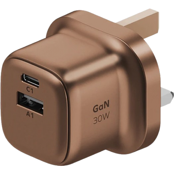 Momax 1-Charge UM71UKL2 30W GaN雙口充電器 | USB-C+USB-A | 智能安全保護