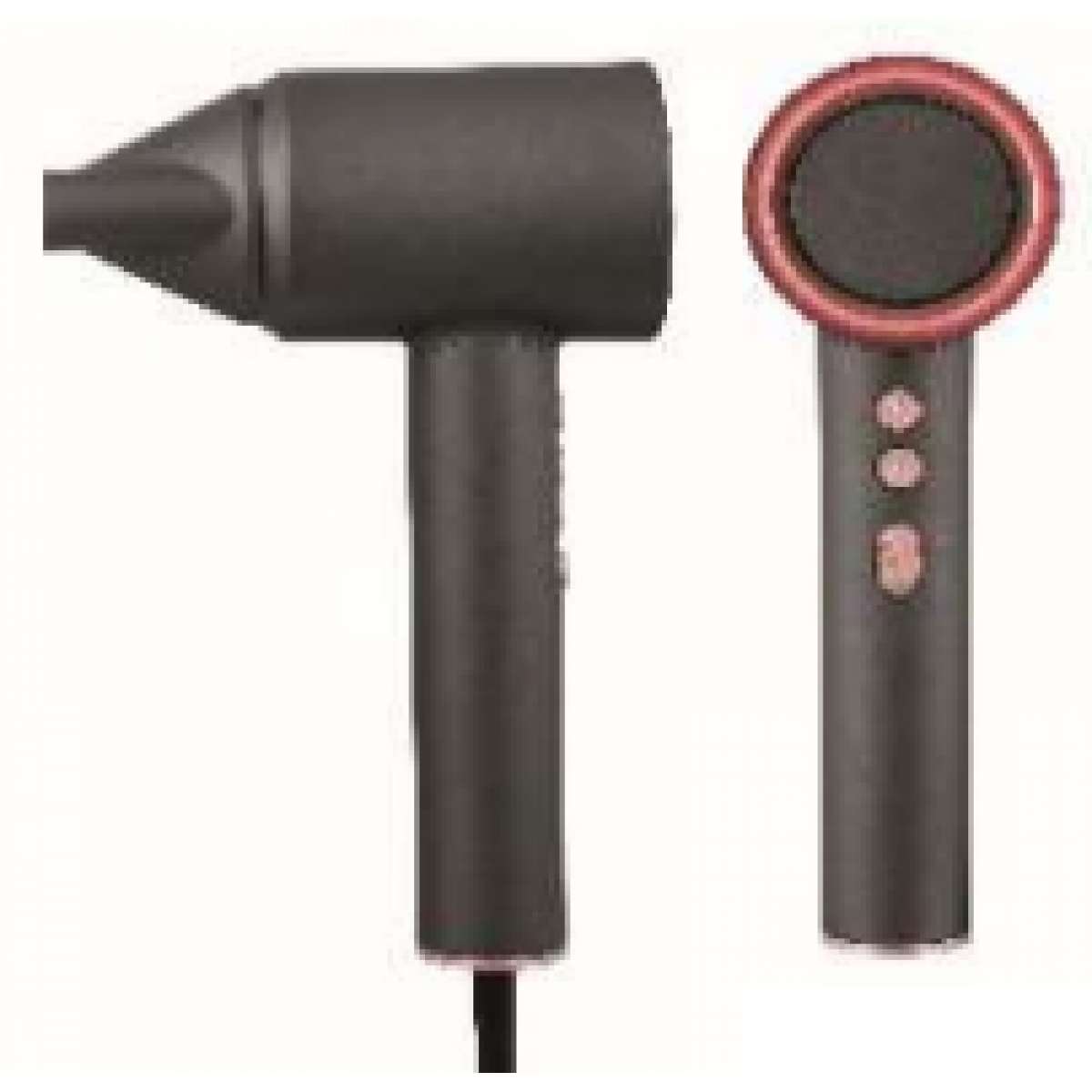 Imarflex 伊瑪 IHD-1600DG 1600W負離子電風筒 | 11萬轉高速無刷電機 | 恆溫護髮 (深灰)