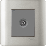 Schneider Electric 施耐德電氣 E8431TVM SA Zencelo 單位電視天線主板插座 (銀灰)