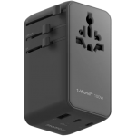 Momax 1-World²+ UA25UKD 100W 旅行插座 | 伸縮USB-C線 | 4接口