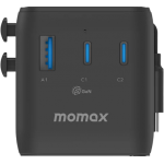 Momax 1-World²+ UA25UKD 100W 旅行插座 | 伸縮USB-C線 | 4接口
