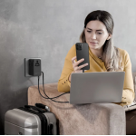 Momax 1-World²+ UA25UKD 100W 旅行插座 | 伸縮USB-C線 | 4接口