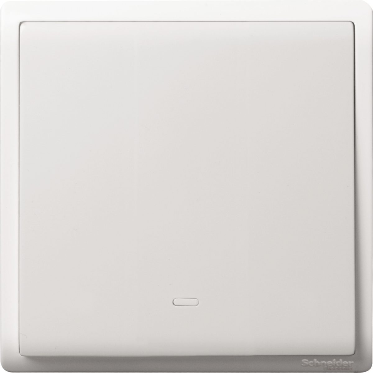 施耐德電氣 Schneider Electric Pieno 16AX 單位單控開關掣連螢光指示 (白色) 施耐德電氣 Schneider Electric Pieno 16AX 單位單控開關掣連螢光指示 (白色)