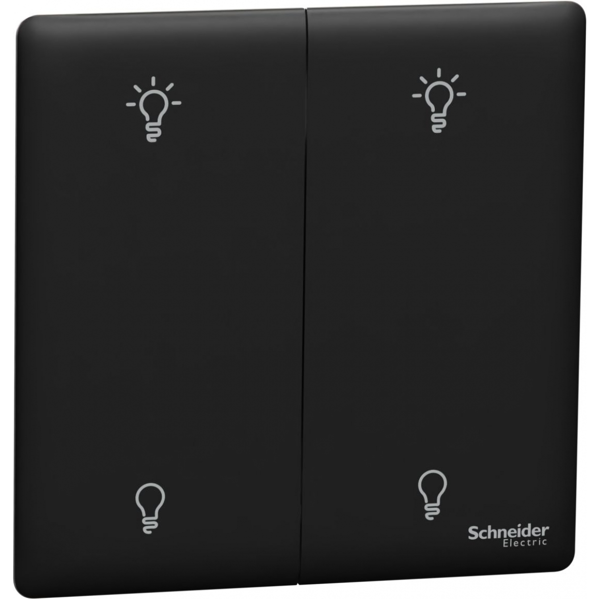 施耐德電氣 Schneider Electric NUX32RUD250_JB Unica X 兩位雙控光暗掣 (曜石黑)