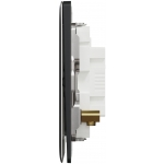 施耐德電氣 Schneider Electric Unica X 20A 單位雙極開關掣連LED指示燈 (石墨灰)