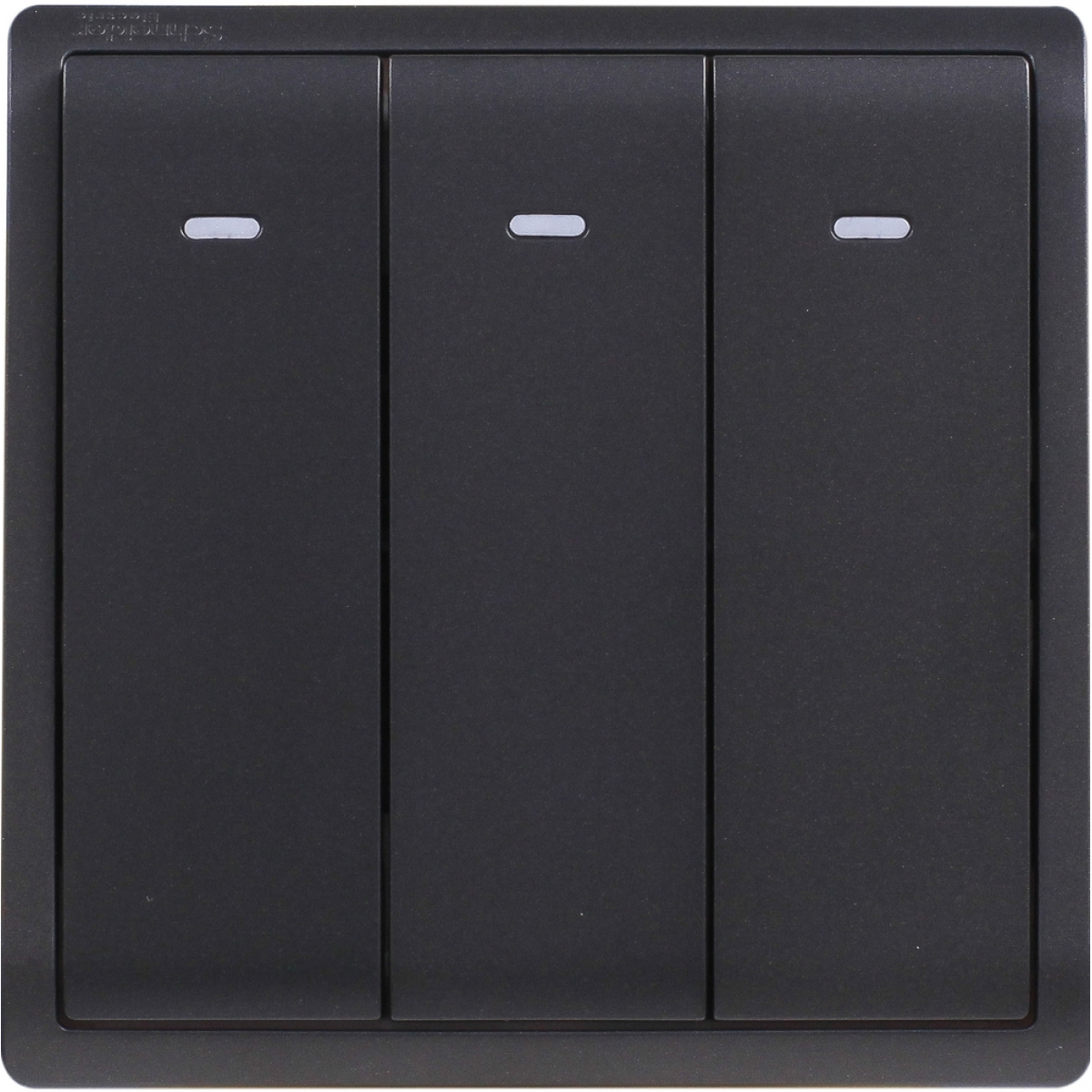 Schneider Electric Pieno E8233L2F_MB_C5 16AX 三位雙控開關掣 (寫意黑)