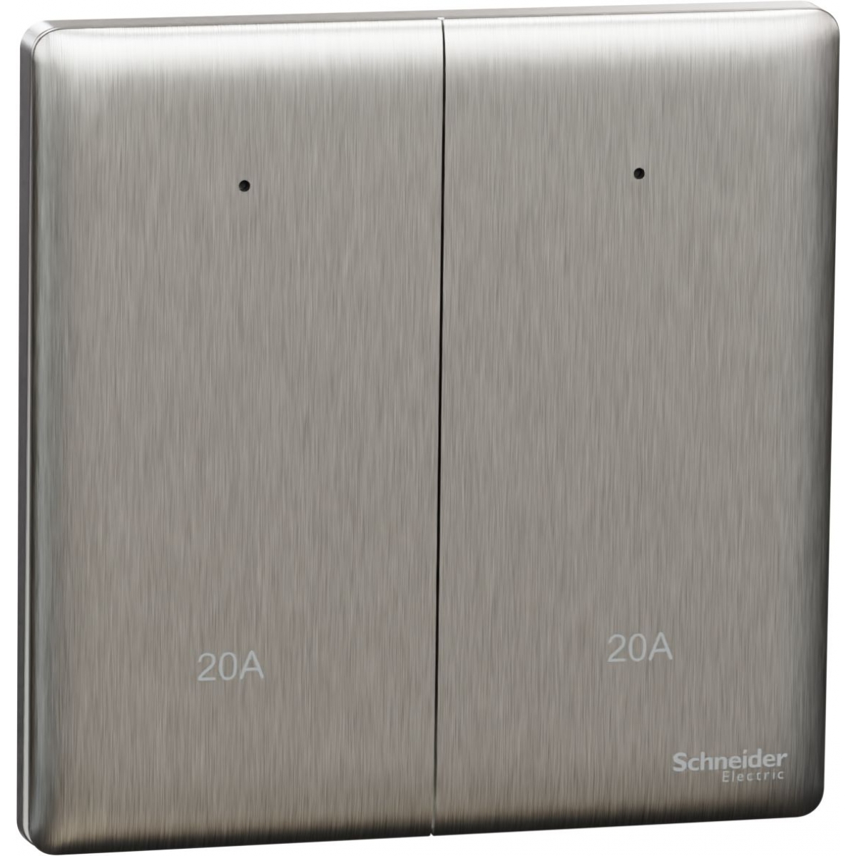 Schneider Electric Unica X NUX32D20N_SS 20A 兩位雙極開關掣 (炫星銀)