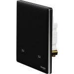 Schneider Electric Unica X NUX32D20N_JB 20A 兩位雙極開關掣 (曜石黑)