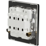 Schneider Electric Unica X NUX32D20N_JB 20A 兩位雙極開關掣 (曜石黑)