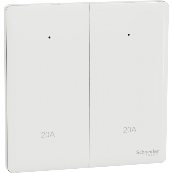 Schneider Electric Unica X NUX32D20N_PW 20A 兩位雙極開關掣 (皎月白)