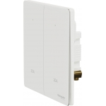 Schneider Electric Unica X NUX32D20N_PW 20A 兩位雙極開關掣 (皎月白)