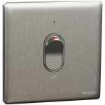 Schneider Electric 施耐德電氣 NUX31D32N_SS Unica X 32A 單位雙極開關掣連LED指示燈 (炫星銀)