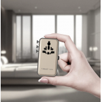 Momax 1-World²⁺ UA25UKD 100W 伸縮充電線四接口旅行充電插座 (鈦色)