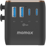 Momax UA27UKL2 1-World² 35W 五接口旅行充電插座 (砂岩色) - GaN技術