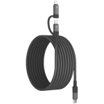 Momax DL60D Mag.Link 磁吸連接線 (2米) - USB-C to C & Lightning 60W