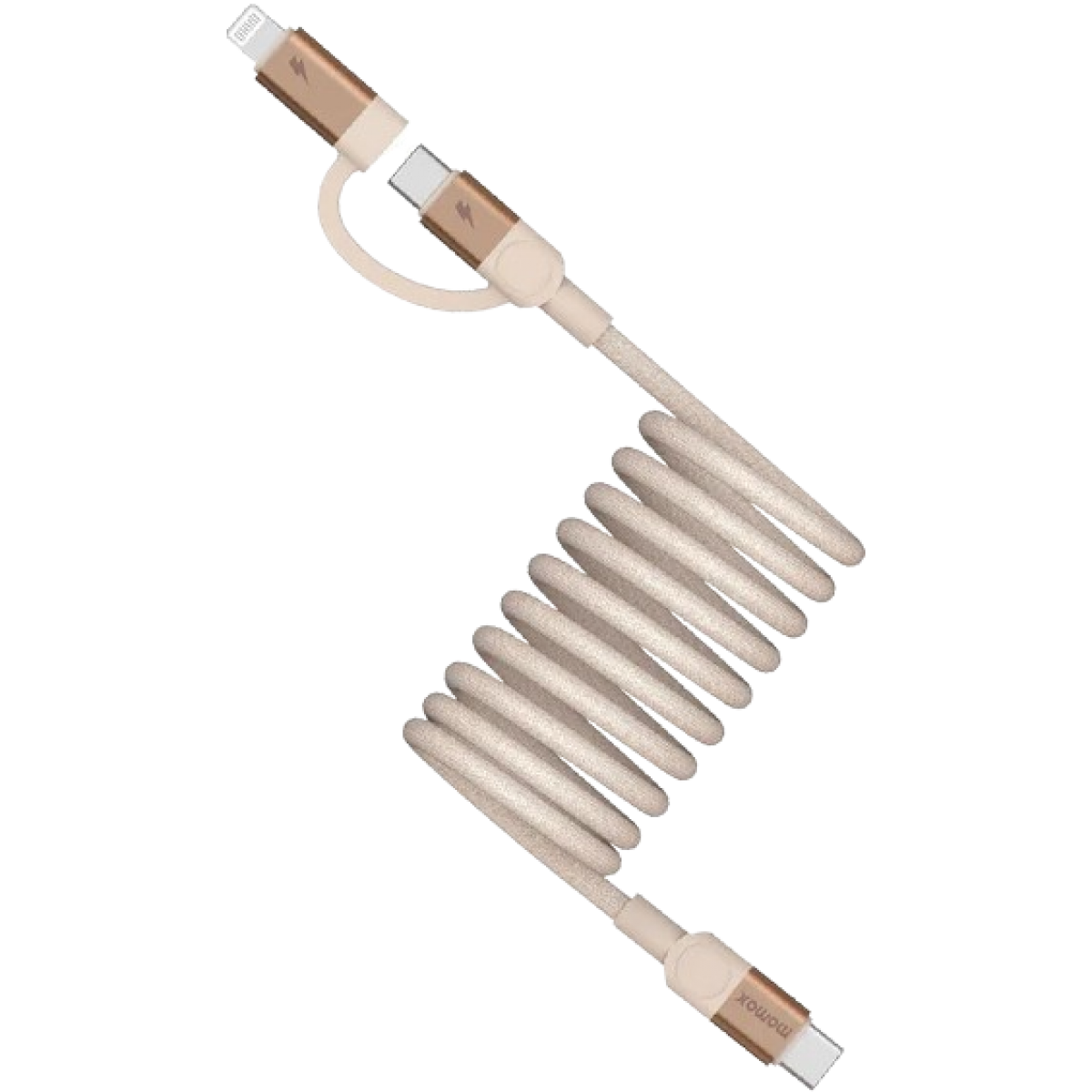 Momax DL58L2 Mag.Link 磁吸連接線 (1米) - USB-C to C & Lightning 60W